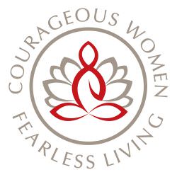 Logo for Courageous Women Fearless Living organization